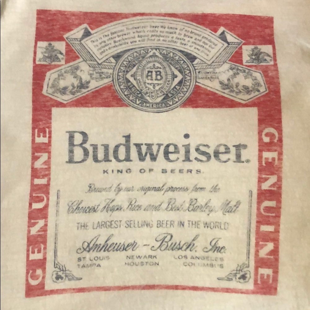 Budweiser Shirt
